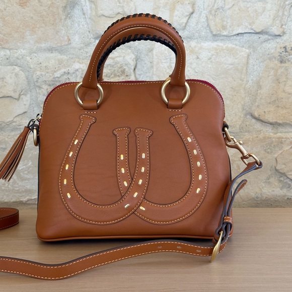 Dooney & Bourke Bags Dooney Bourke Horseshoe Leather Satchel